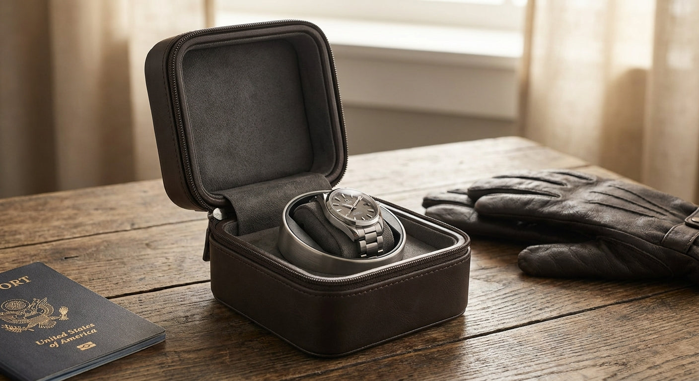 Watch winder for a travel case: portable options