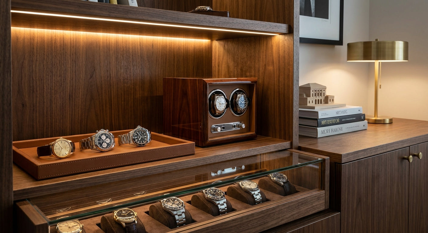 How to display luxury watches at home