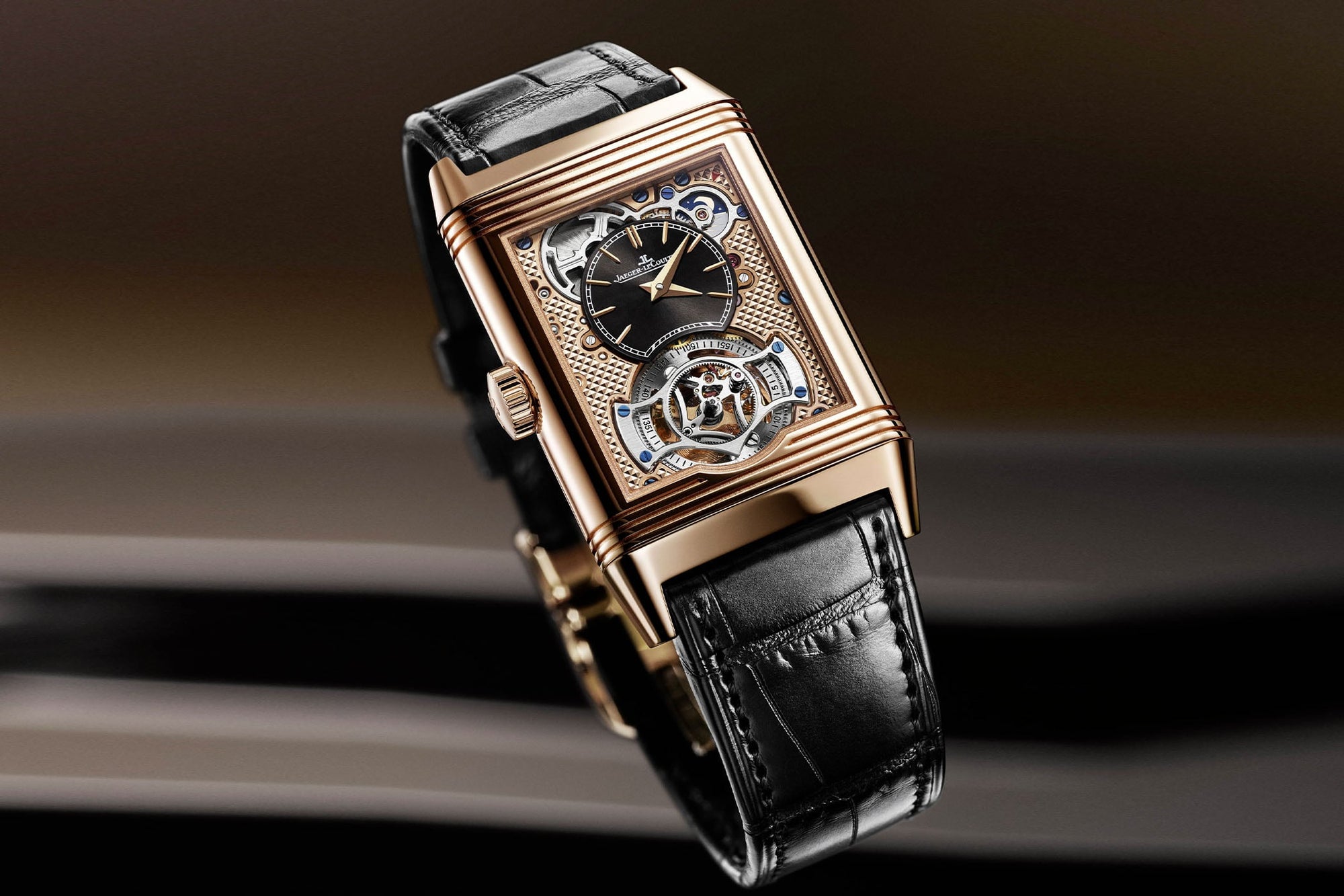 Jaeger-LeCoultre Reverso showcasing its reversible case