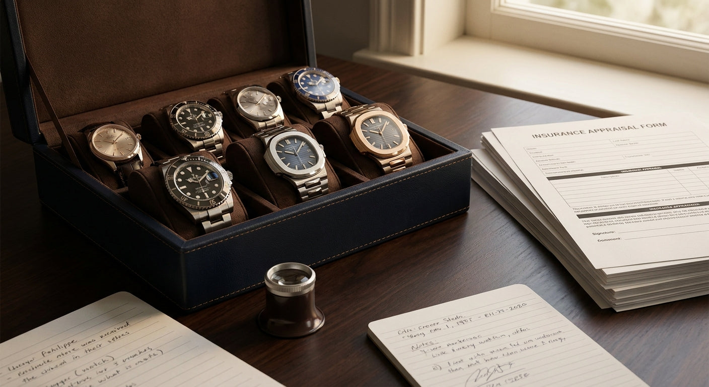 How to insure a watch collection: what appraisers need