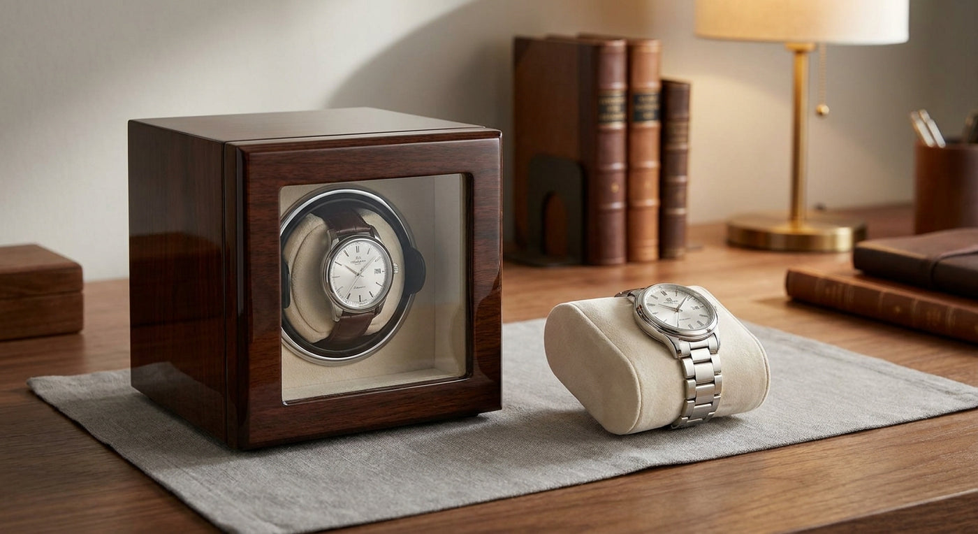 Watch winder vs watch cushion: storage compared