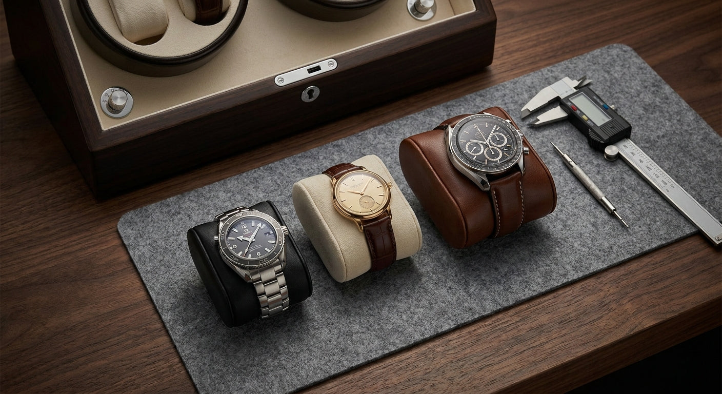 Watch winder pillow size guide: which fits your watch
