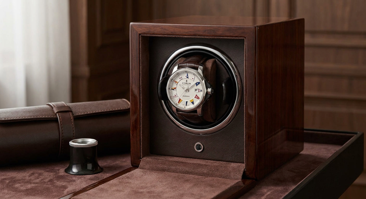 Watch winder for Corum Admiral: what collectors set