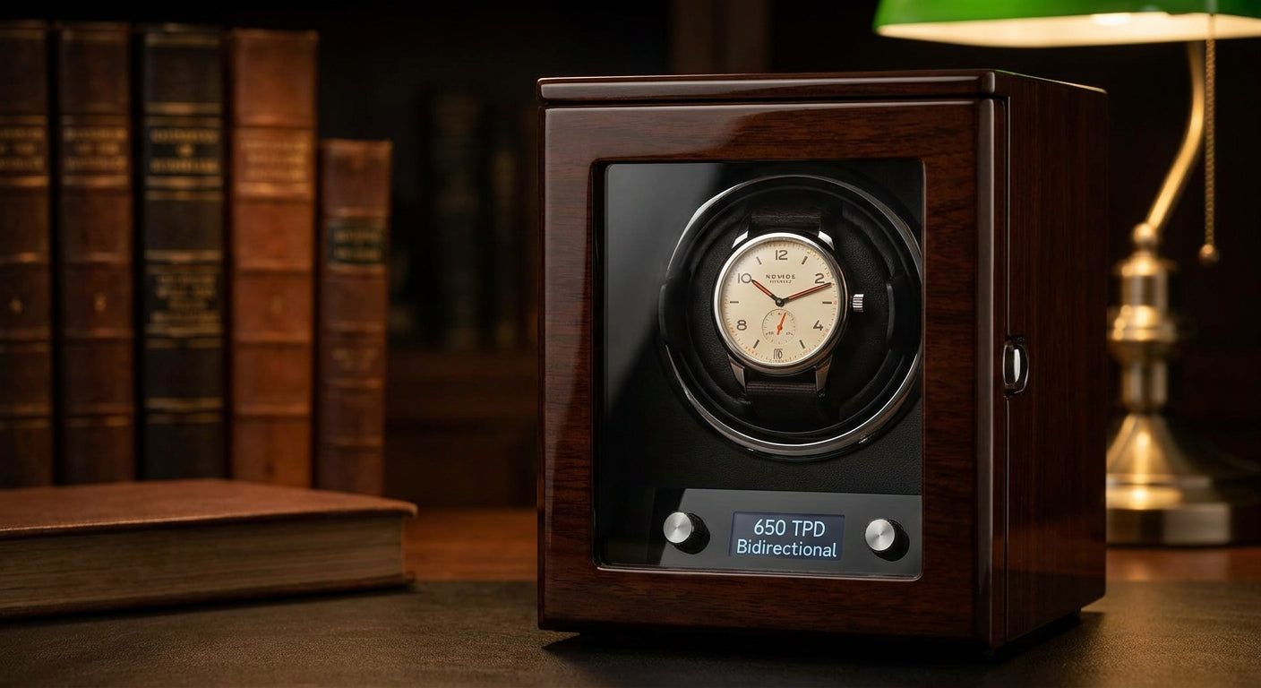 Watch winder settings for Nomos Club automatic