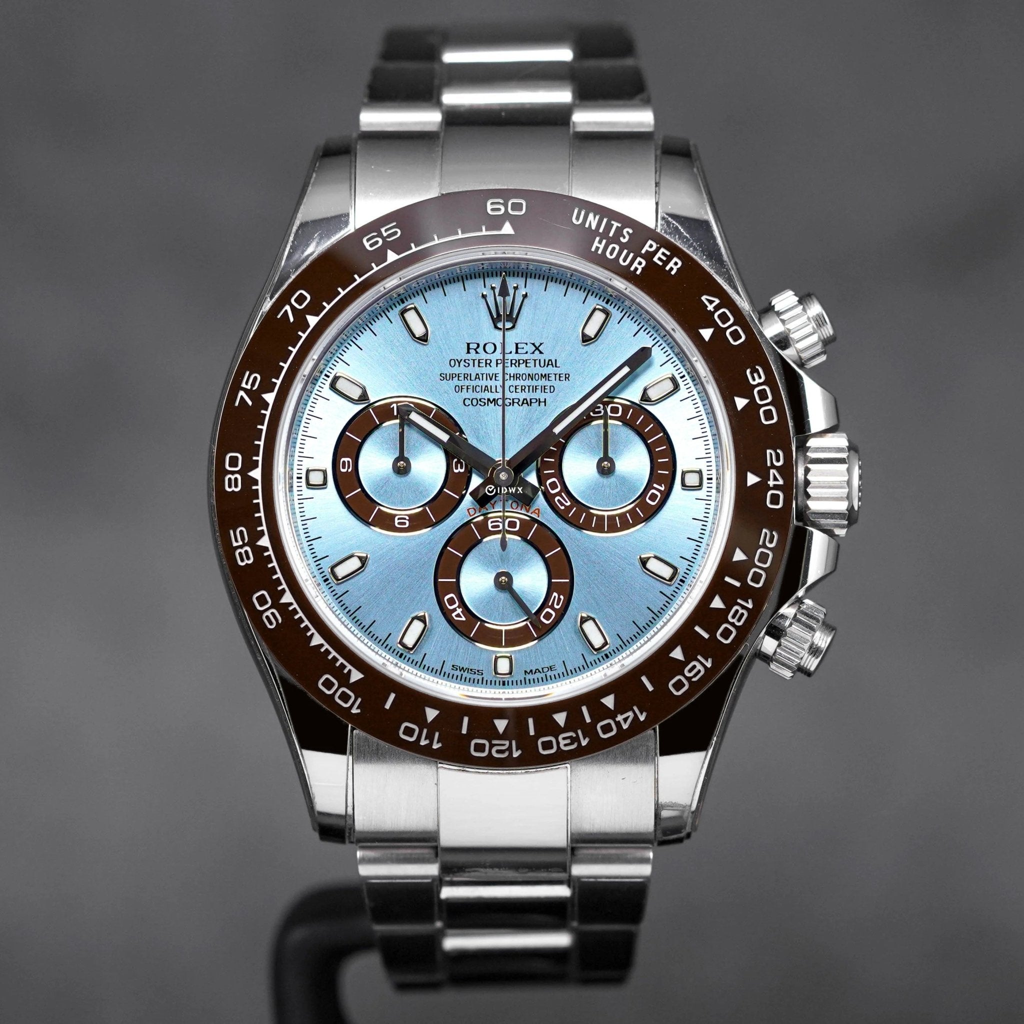 Platinum daytona blue online face