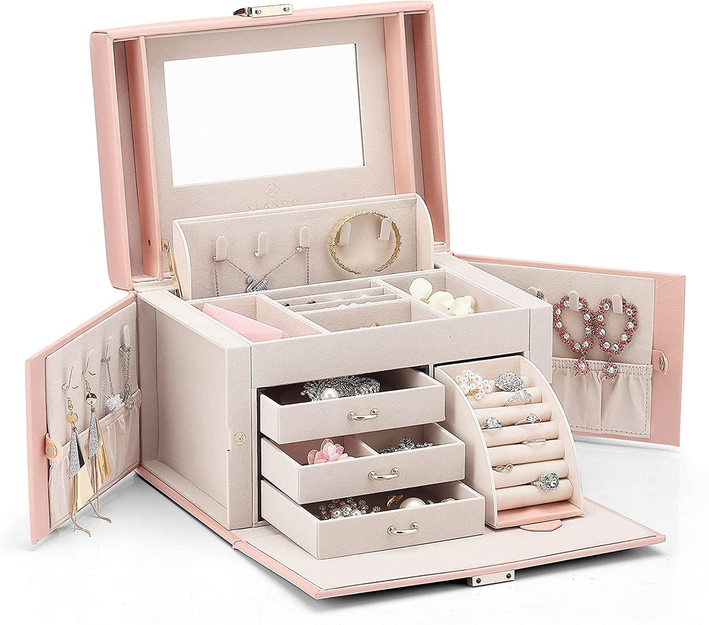 Men's Luxury Jewelry Accessories Box & Dresser Organizer - 12 Slots –  Glenor Co.