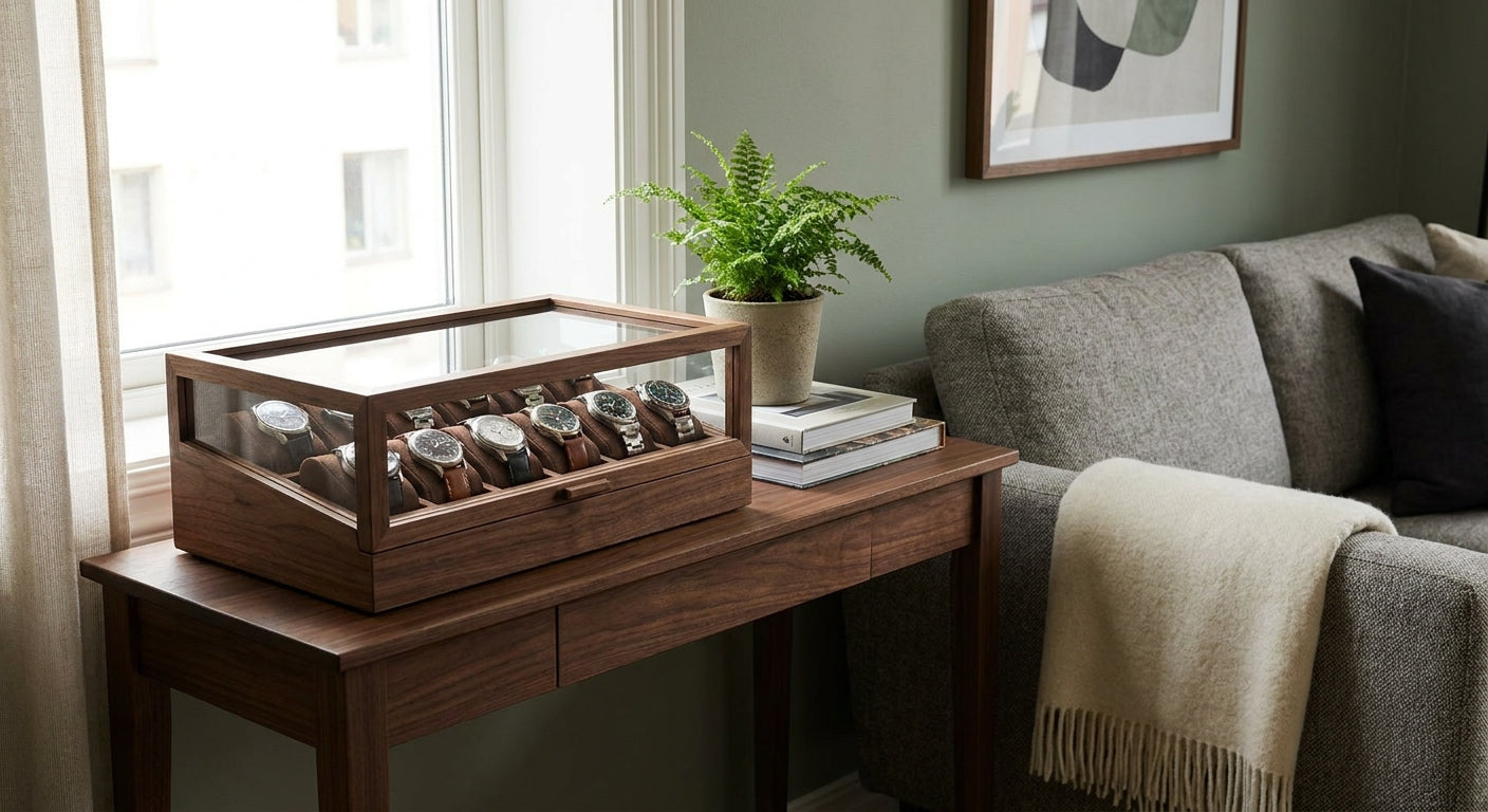 How to store a watch collection in a small apartment