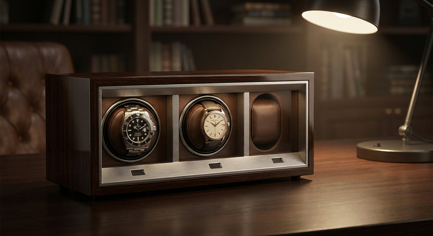 Watch winder for Rolex and Patek mixed collection