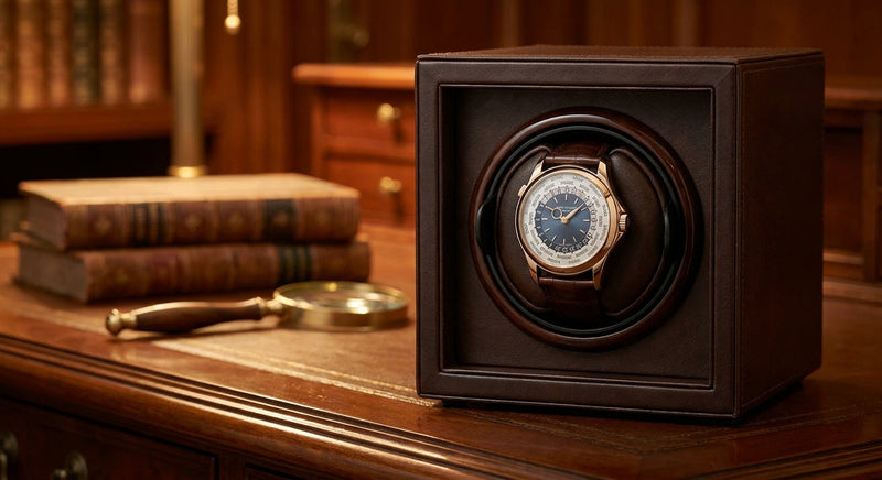 Watch winder for Patek Philippe World Time: settings