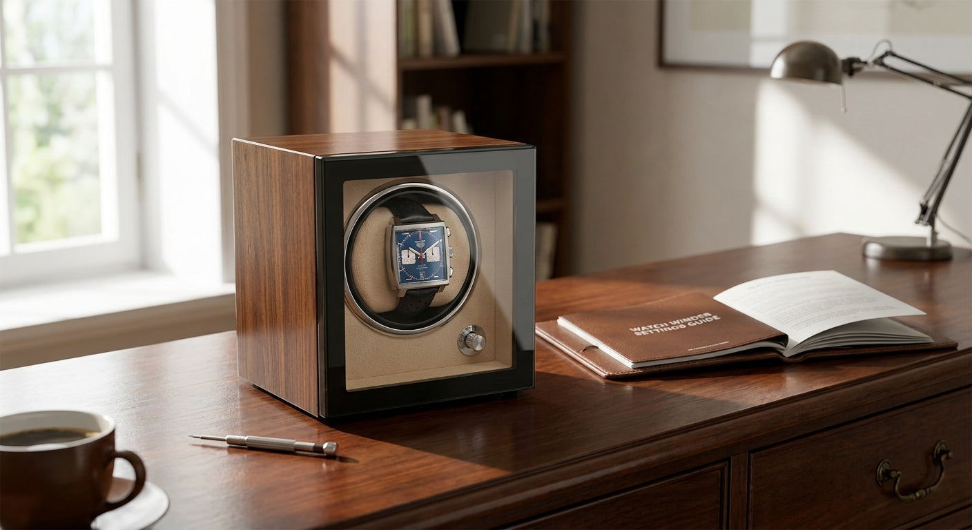 Best watch winder for TAG Heuer Monaco: settings guide