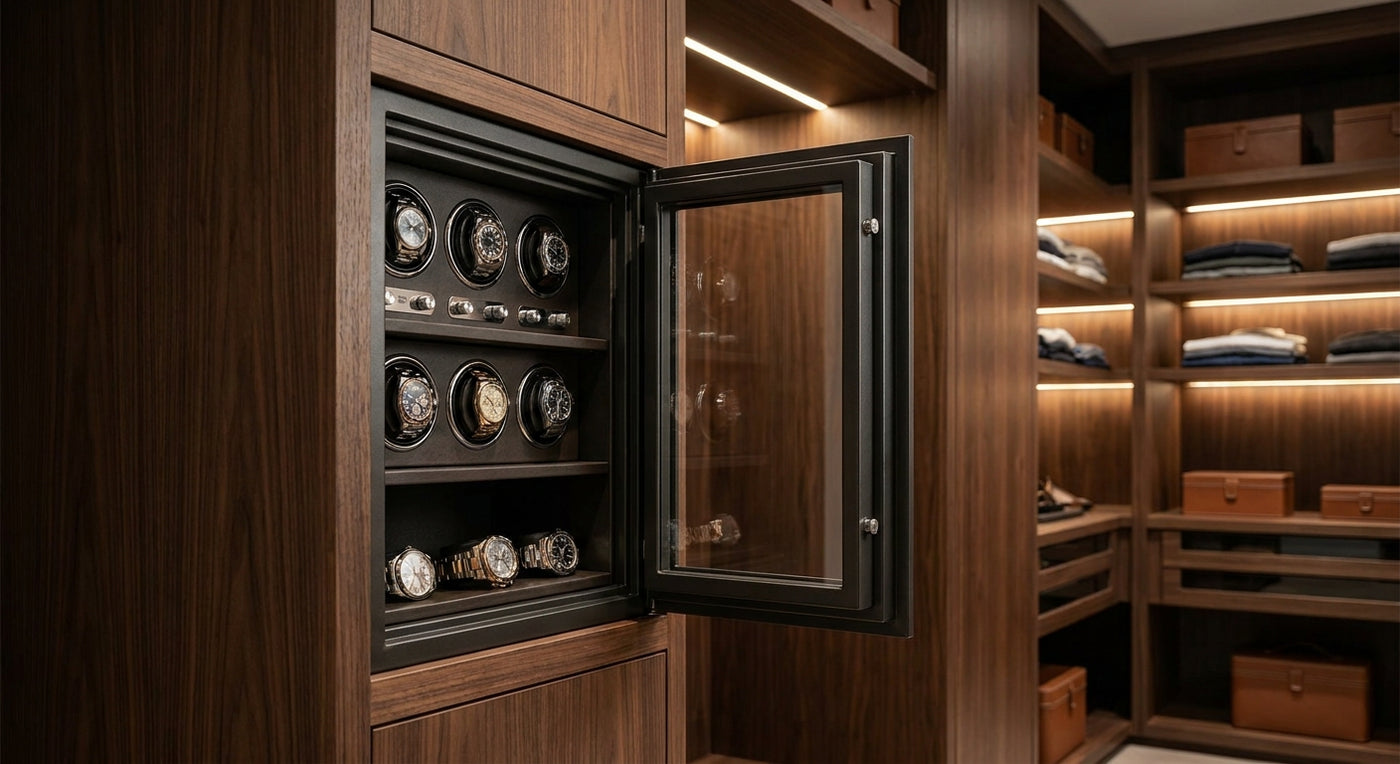 Watch safe for a closet installation: what fits