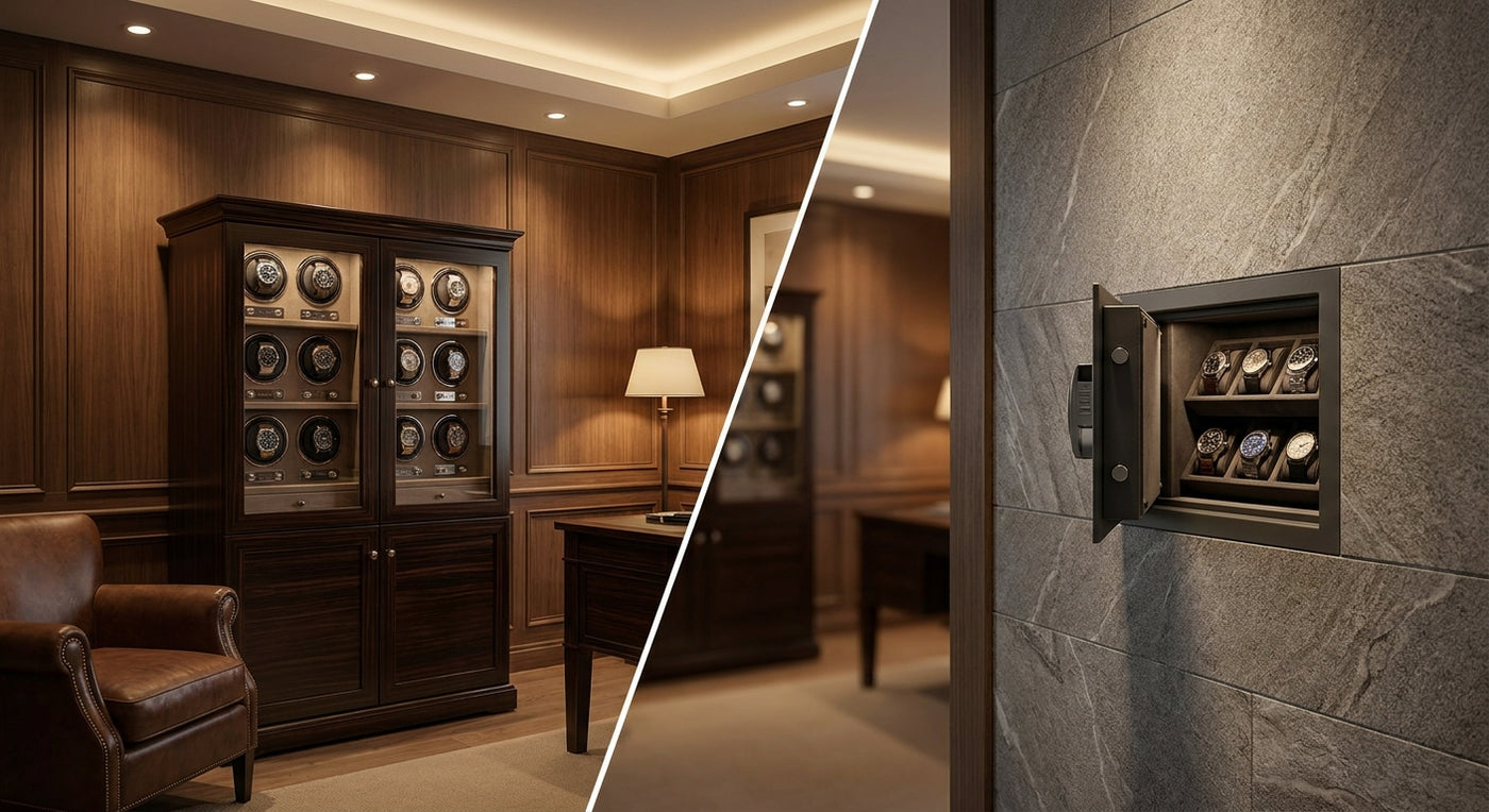 Watch safe vs wall safe: which suits watch collectors