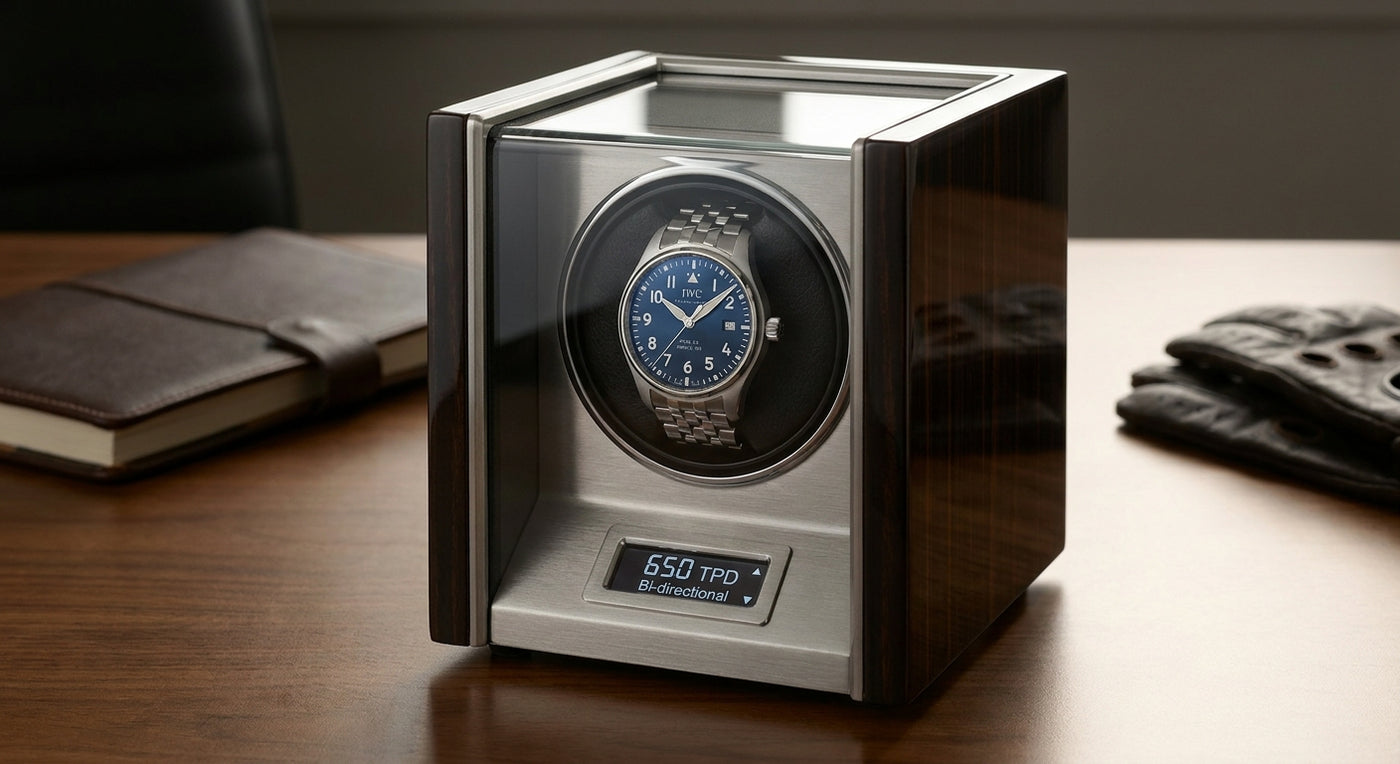 Watch winder for IWC Pilot's Watch Mark XX: settings
