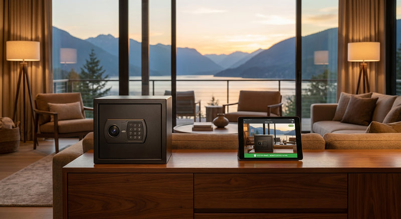 Watch safe for a vacation home: remote security options