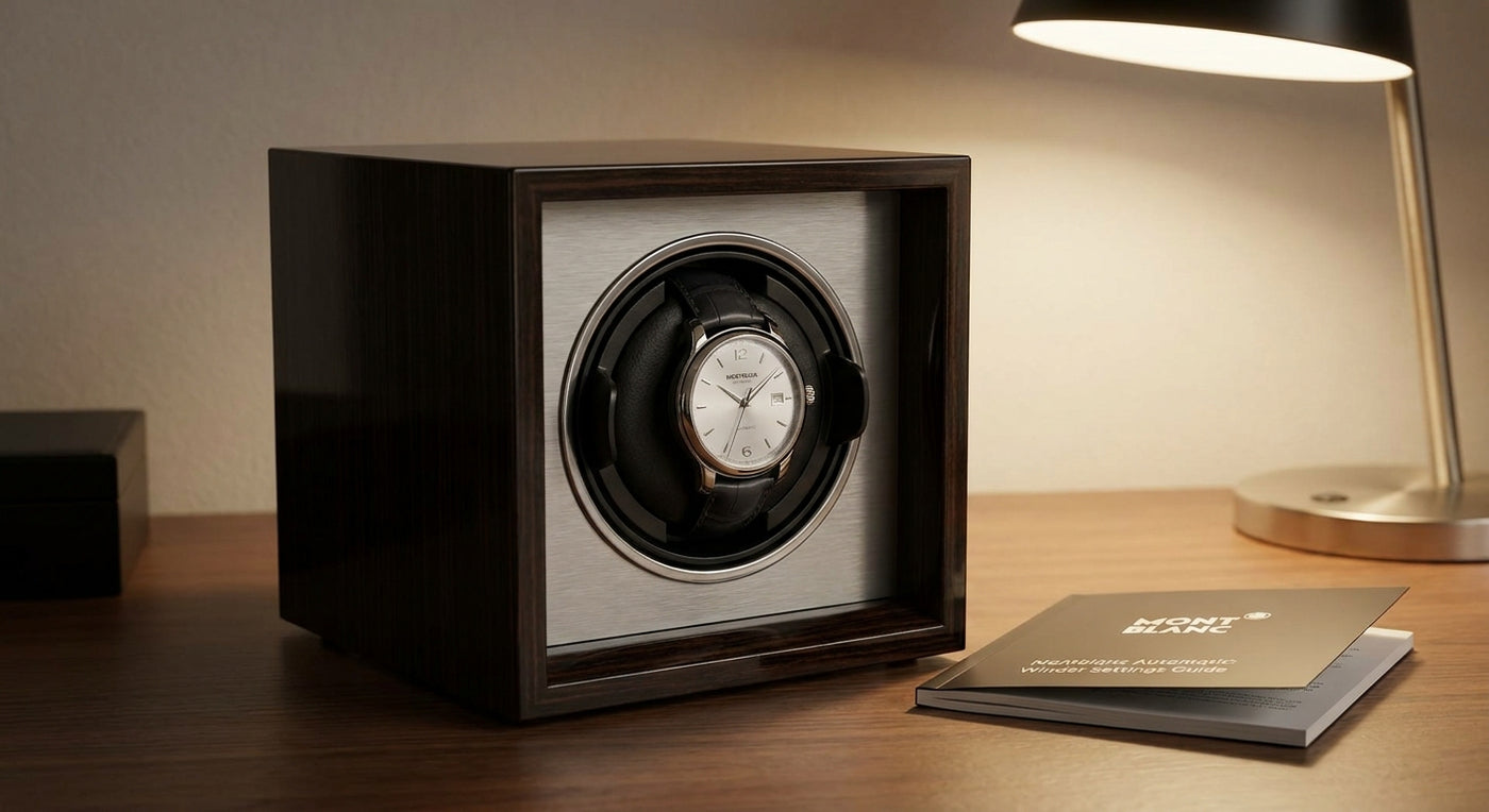Watch winder settings for Montblanc automatic