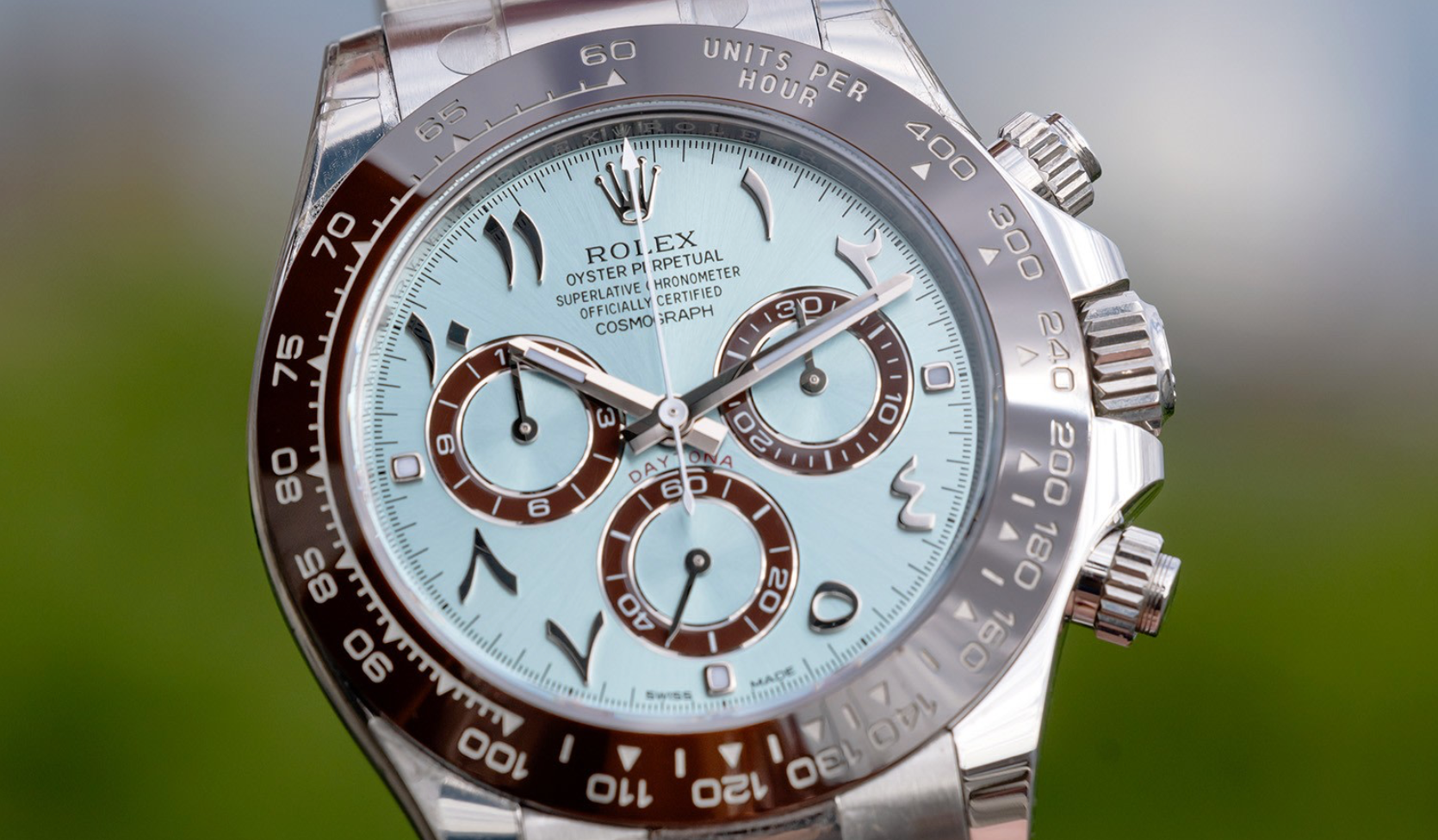 rare rolex arabic dial