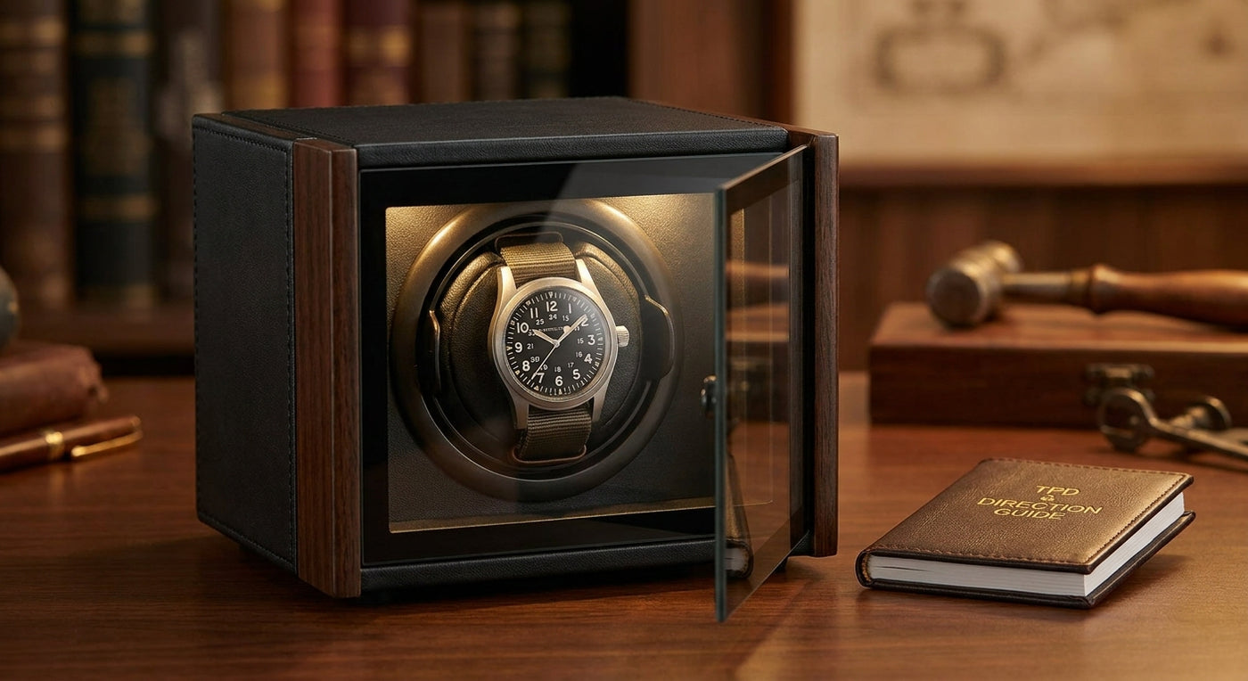 Watch winder for Hamilton Khaki: TPD and direction