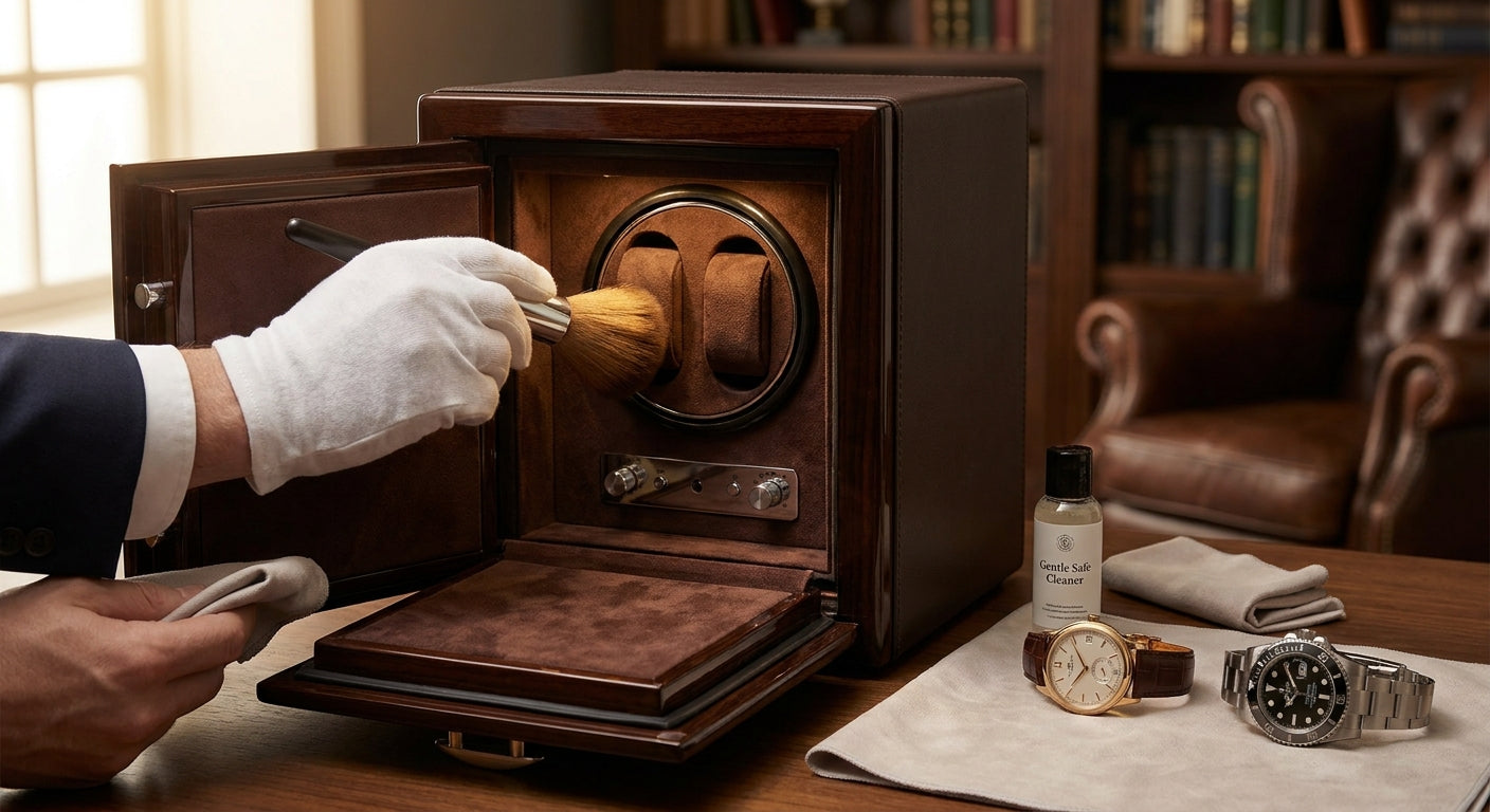How to clean a watch safe interior without scratching