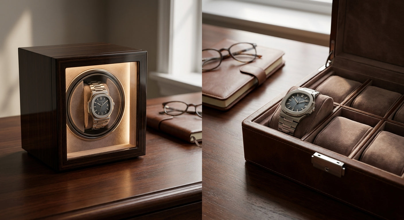 Watch winder vs storage box: which protects better