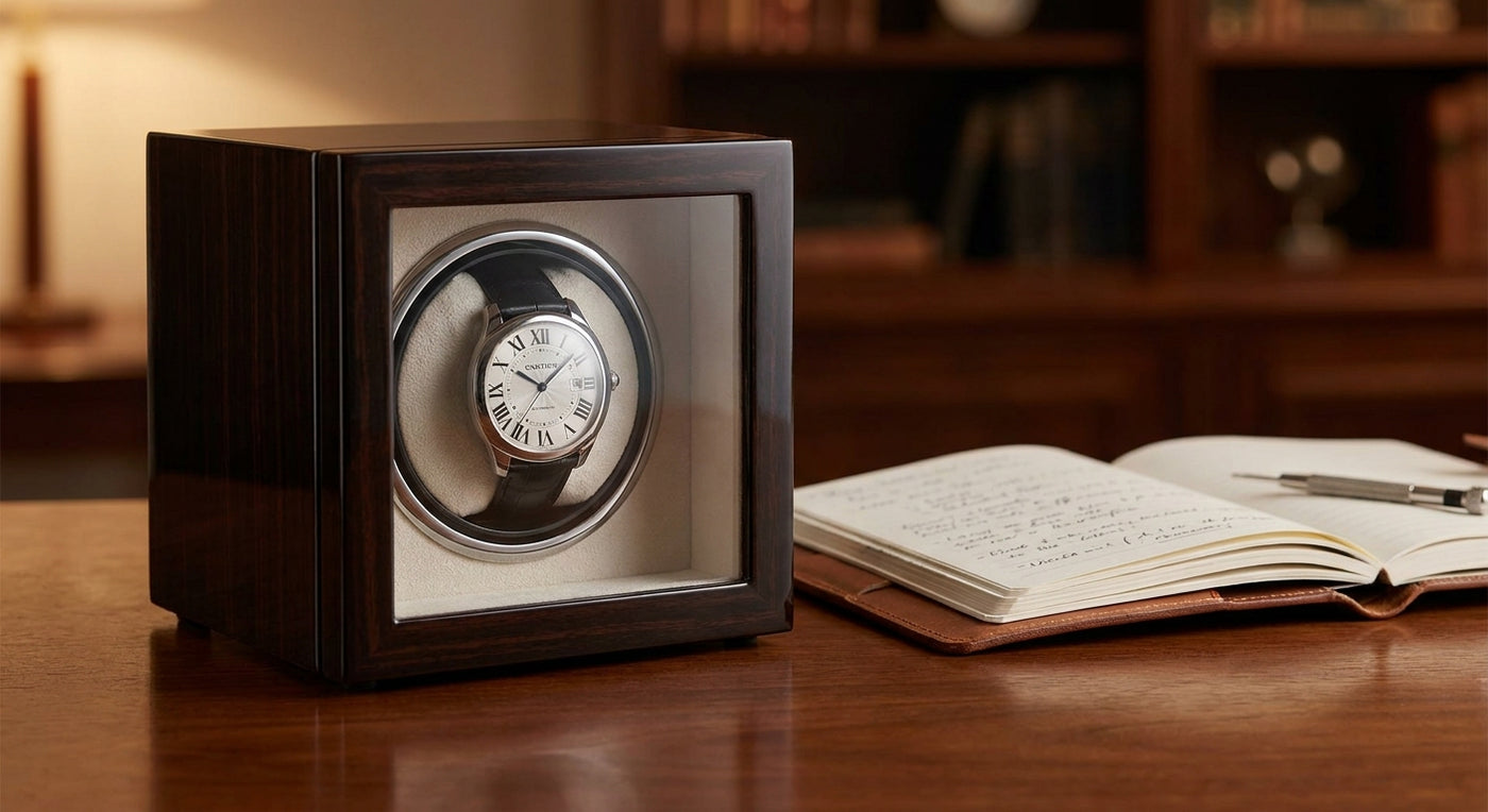 Watch winder settings for Cartier automatic watches