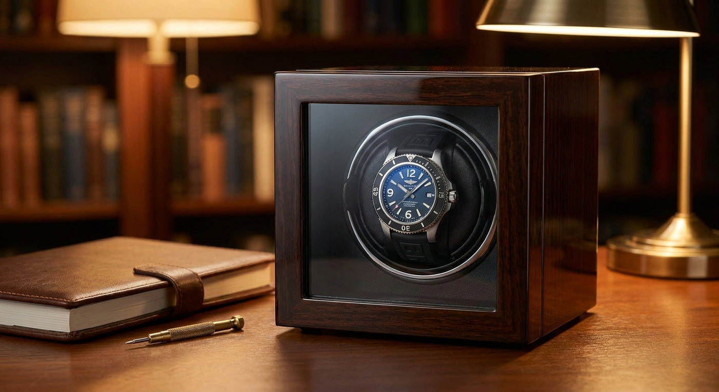Watch winder settings for Breitling Superocean