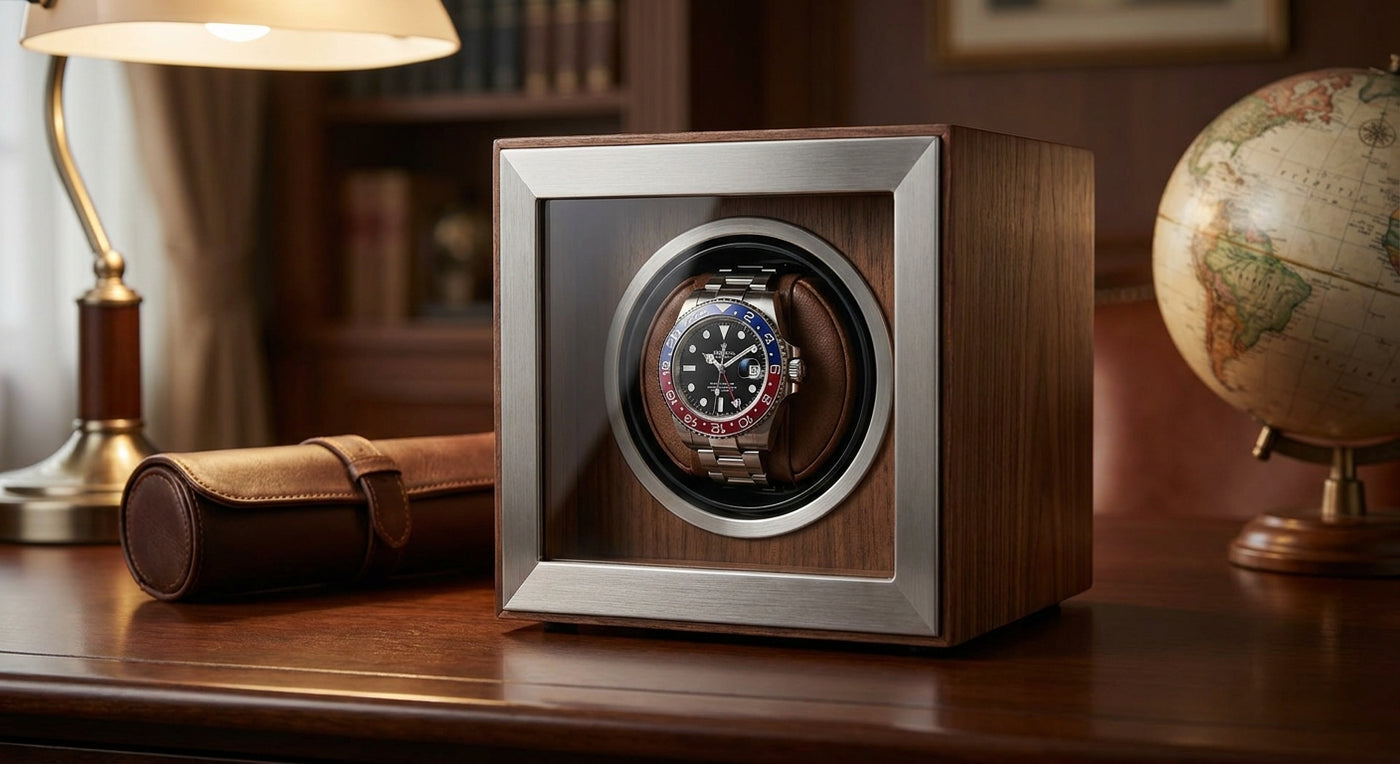 Watch winder for a GMT watch: bidirectional or not