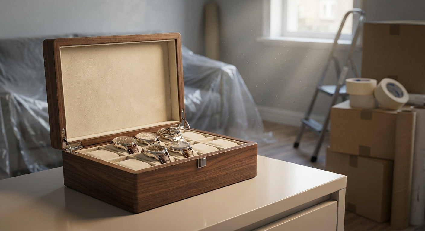 How to store a watch collection during a home renovation