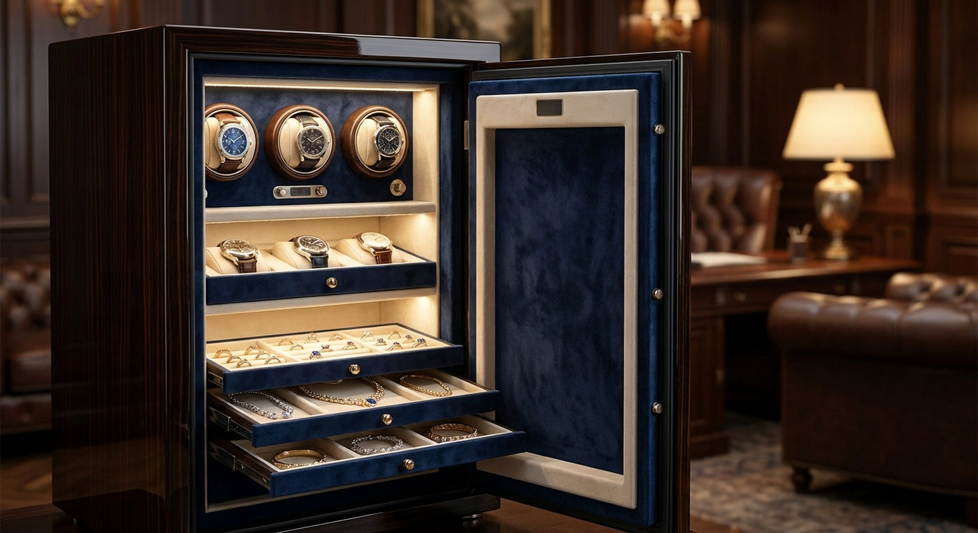 Watch safe for jewelry and watches combined