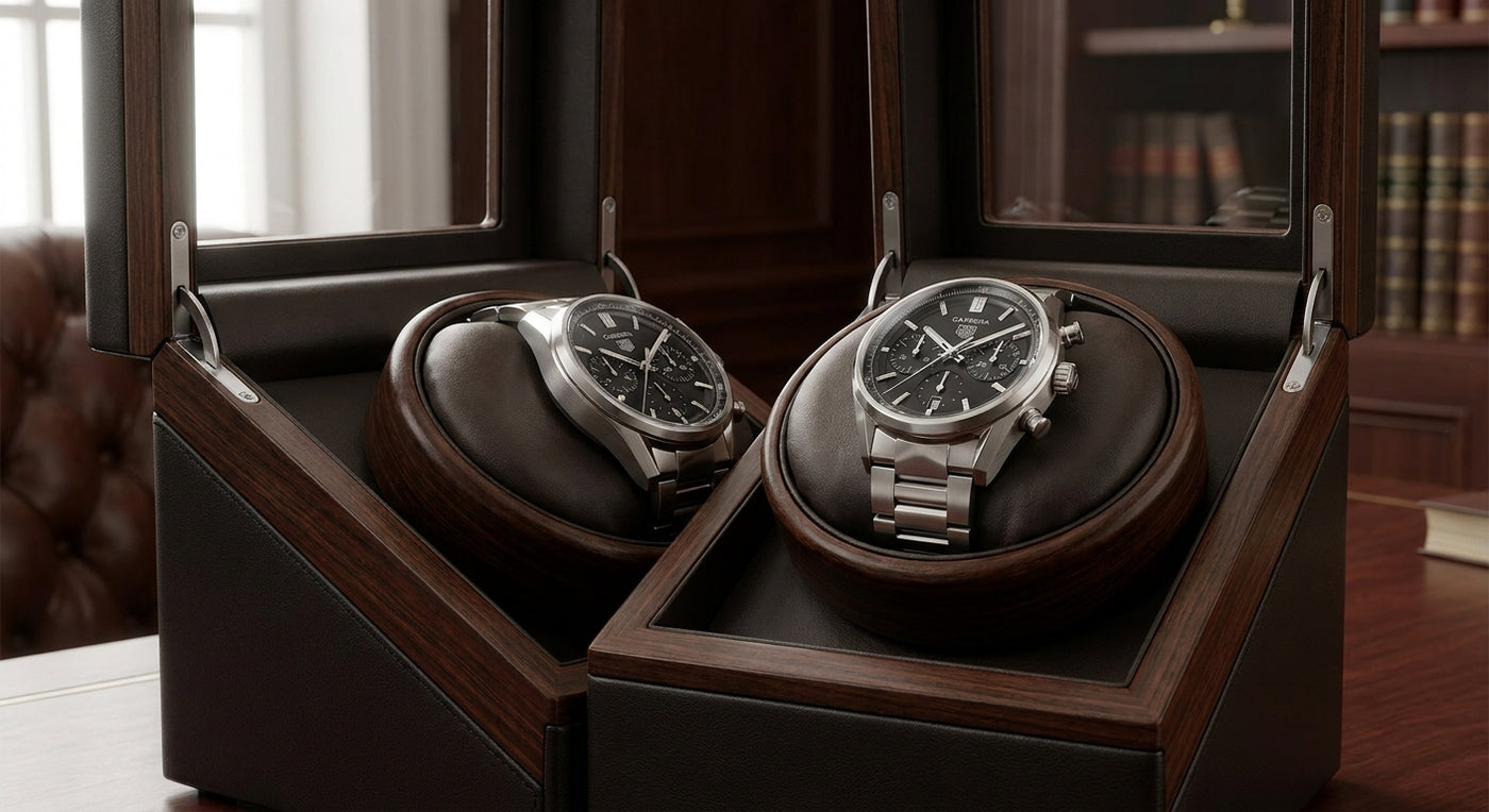 Watch winder for TAG Heuer Carrera: TPD and direction