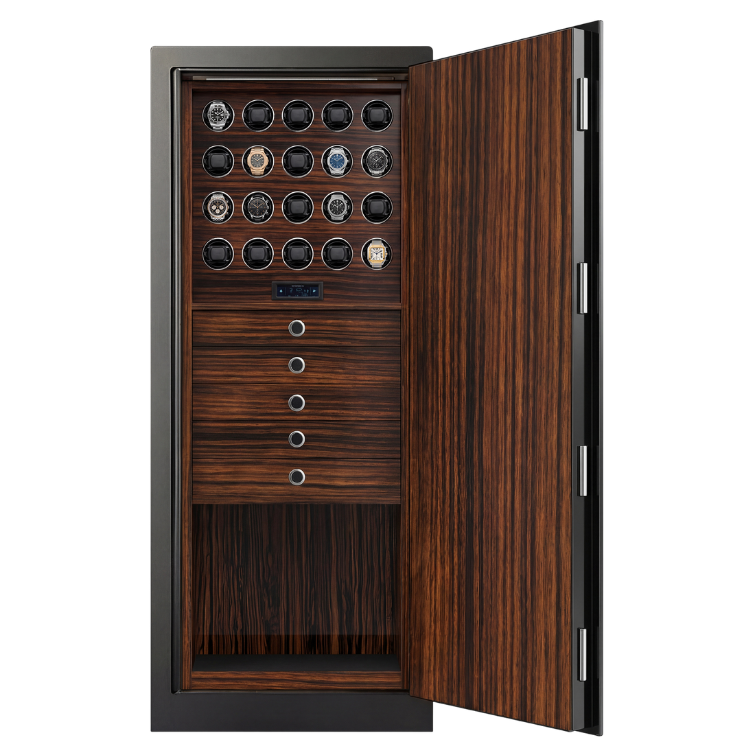 Grand Meridian™ 20 Watch Safe — Macassar Wood