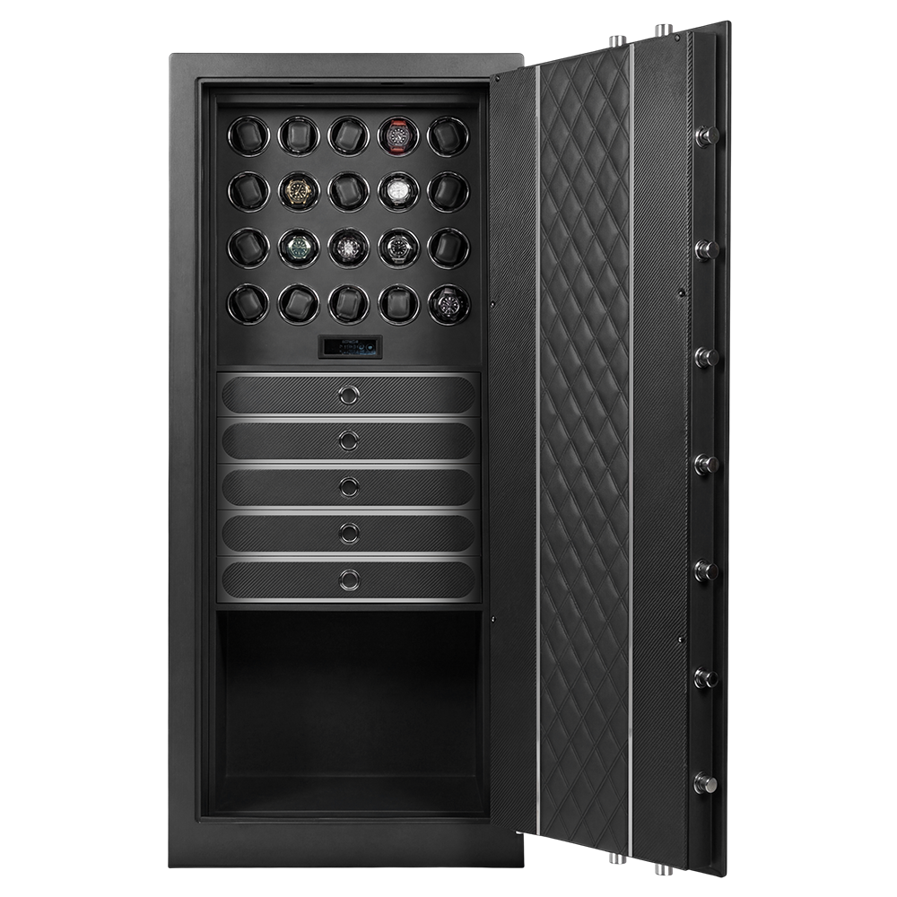 Titan Sanctum™ 20 Watch Safe — Obsidian