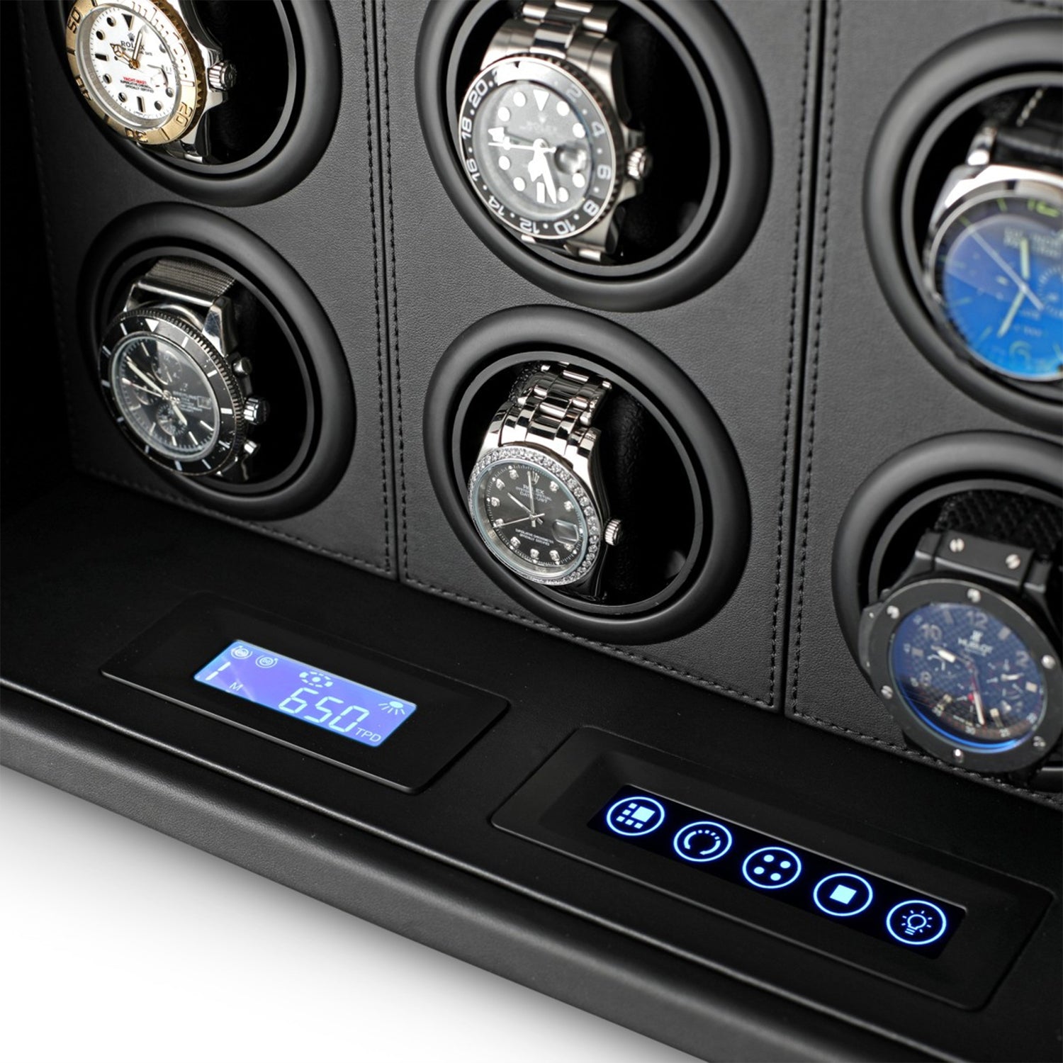 Centennial Bulletproof Watch Winder with Integrated Setting Panel