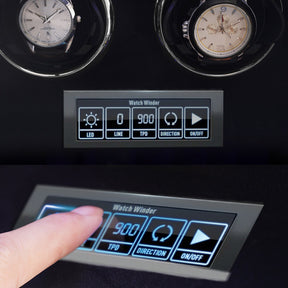 Enigwatch Virtuoso 2 Watches Winder with Integrated Setting Panel