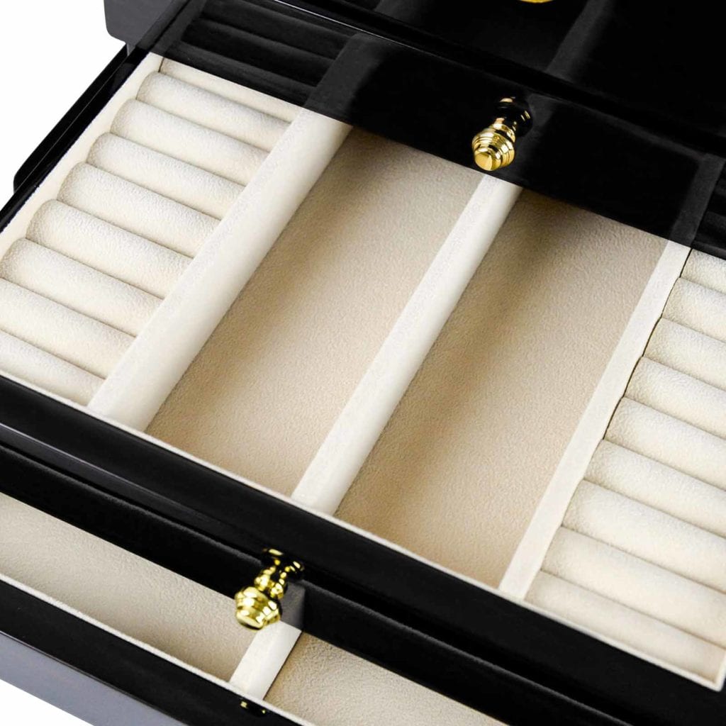 Millenary Jewelry and Watch Box in Black for Your Collections